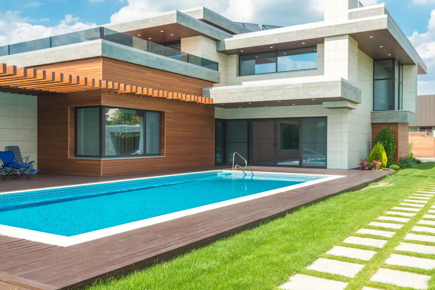 Swimming pool built in Langley Vale, NSW